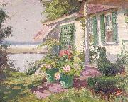 Matilda Browne Clark Voorhee's House oil